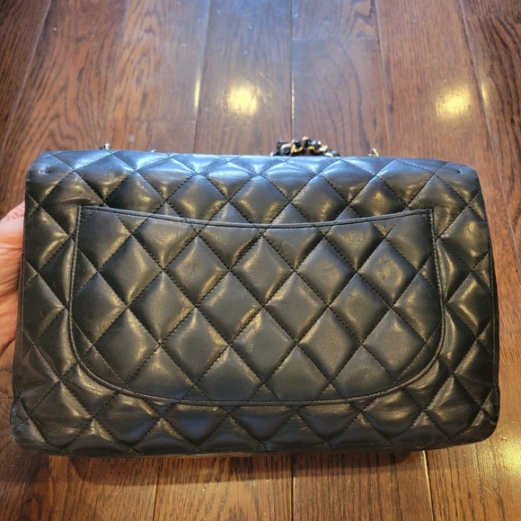 Chanel lambskin jumbo single flap- 24k gold plated hardware - Picture 6 of 16